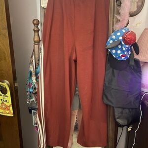 Torrid Brick Red Wide-Leg Pants